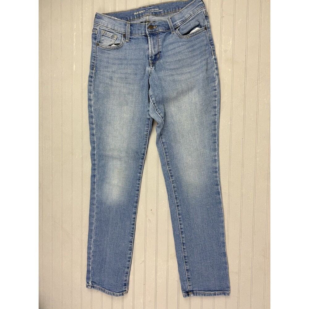 Old Navy Size 2 Short Womens Jeans Original Mid Rise Skinny Med Wash Stretch